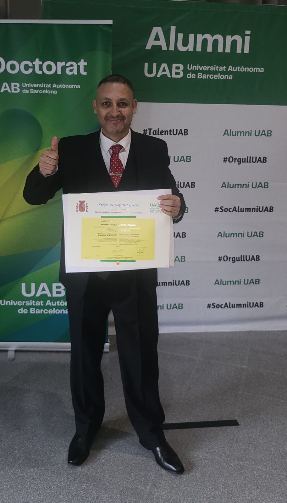 William R. Lizárraga — PhD diploma, Universitat Autònoma de Barcelona, 2024