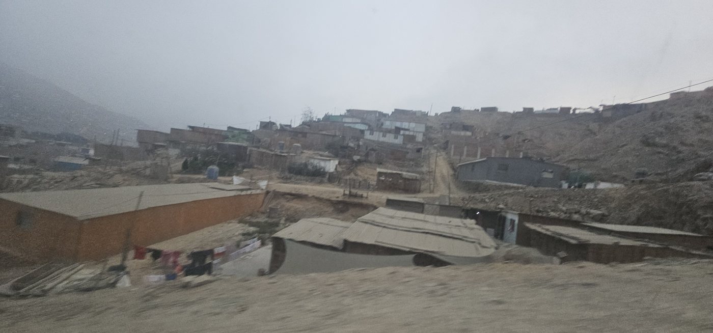 Homes on the hillsides of Jicamarca