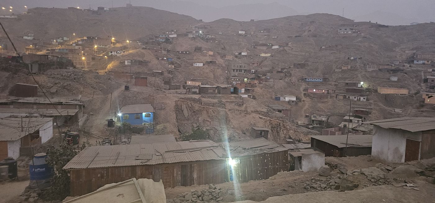 Jicamarca at nightfall