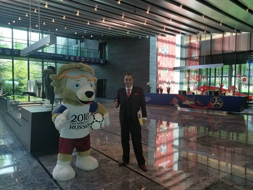 At FIFA headquarters, Zurich