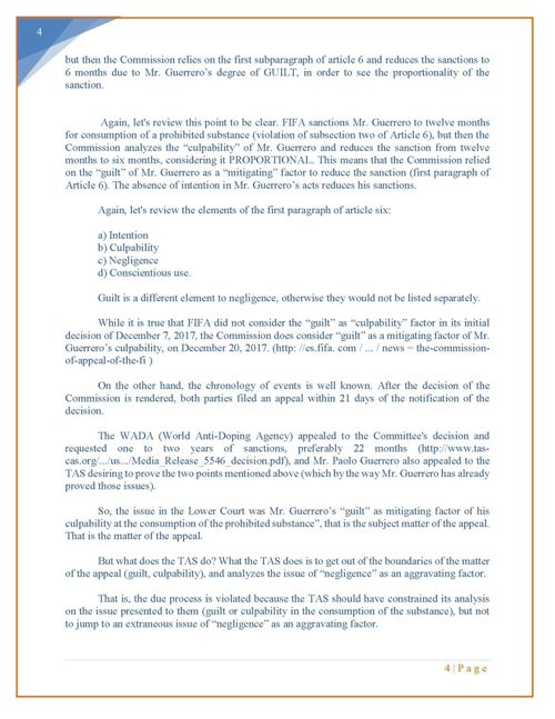 Amnesty petition to FIFA President Gianni Infantino — page 4 of 5
